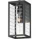 Magnus 1 Light 13 inch Black Outdoor Wall Mount