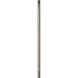 San Gabriel Golden Silver Fan Down Rod, Fandelight Down Rod