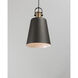 Sedona 1 Light 9.75 inch Oil Rubbed Bronze and Antique Brass Single Pendant Ceiling Light