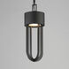 Quayside VX LED 5.5 inch Black Outdoor Pendant
