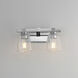 Cubos 2 Light 14 inch Polished Chrome Wall Sconce Wall Light