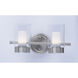 Mod LED 14.25 inch Satin Nickel Bath Vanity Wall Light