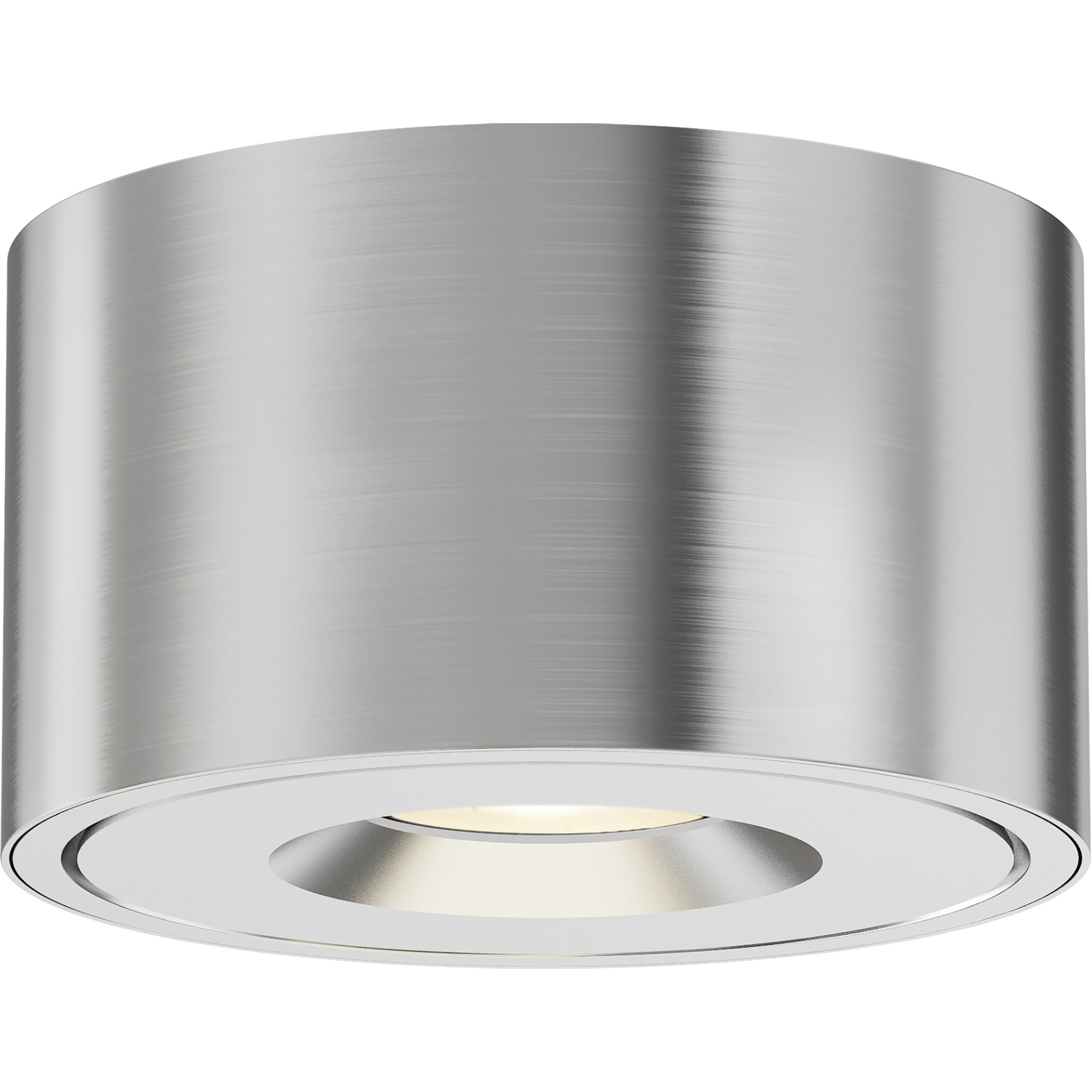 Fulcrum LED 5 inch Brushed Aluminum Flush Mount Ceiling Light
