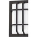Trilogy LED 12 inch Bronze Outdoor Wall Mount