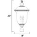 Carriage House VX 3 Light 29 inch Oriental Bronze Outdoor Pole/Post Mount