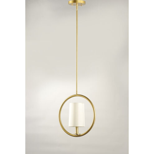 Meridian 1 Light 13 inch Natural Aged Brass Wall Sconce Wall Light