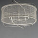 Cestino 5 Light 30 inch Weathered White Chandelier Ceiling Light