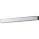 Edge LED 30 inch Black Bath Vanity Wall Light