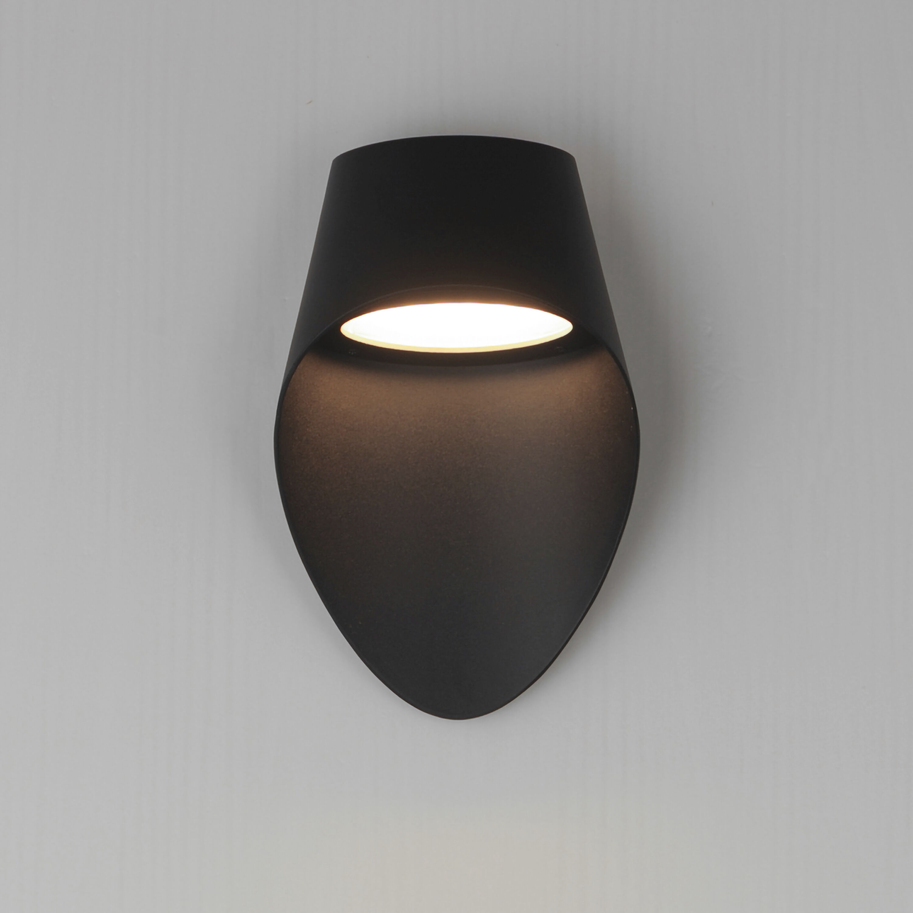 Cape LED 9.25 inch Black Outdoor Wall Mount