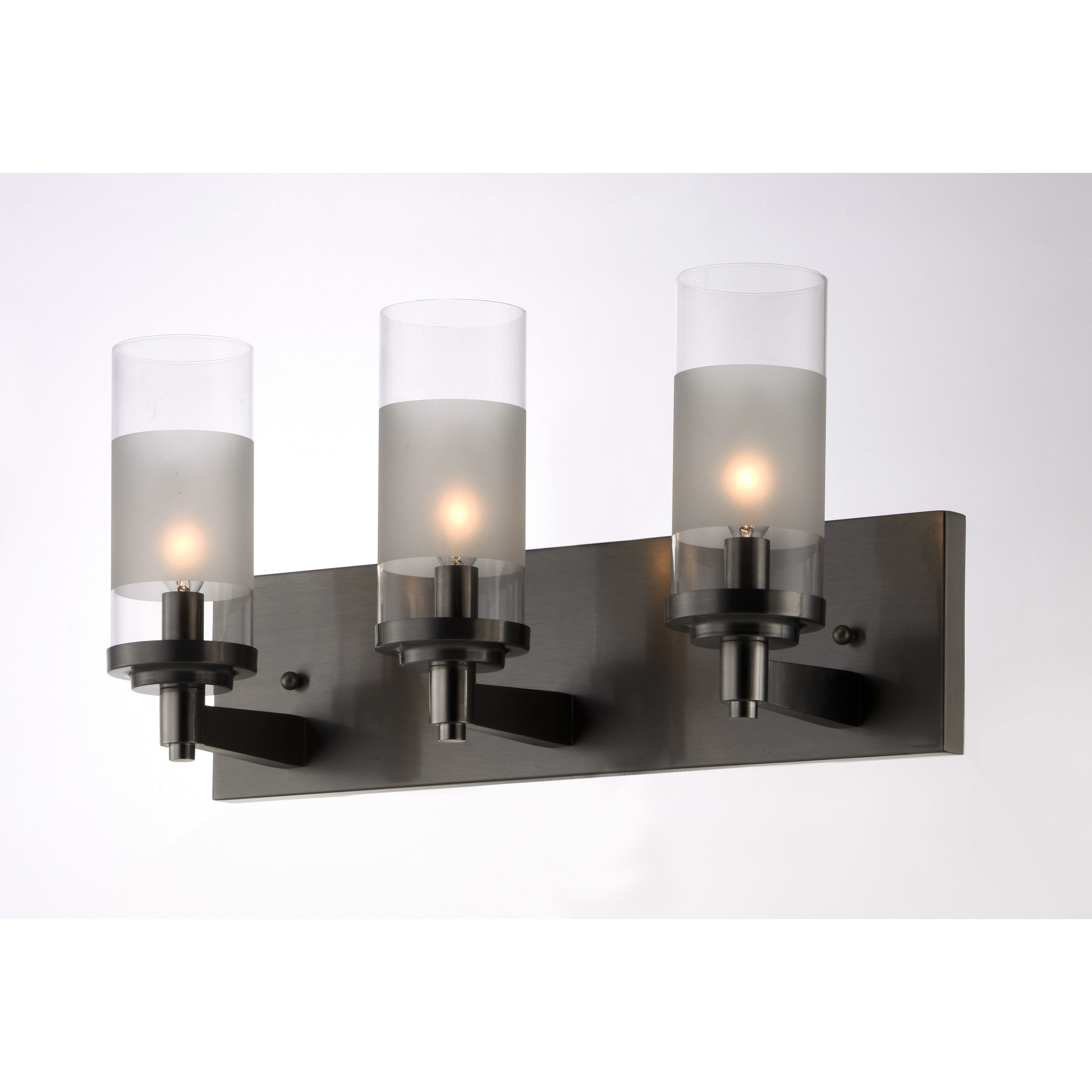 Crescendo 3 Light 18 inch Satin Nickel Wall Sconce Wall Light