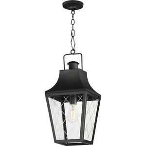Storybook 1 Light 9.5 inch Black Outdoor Pendant