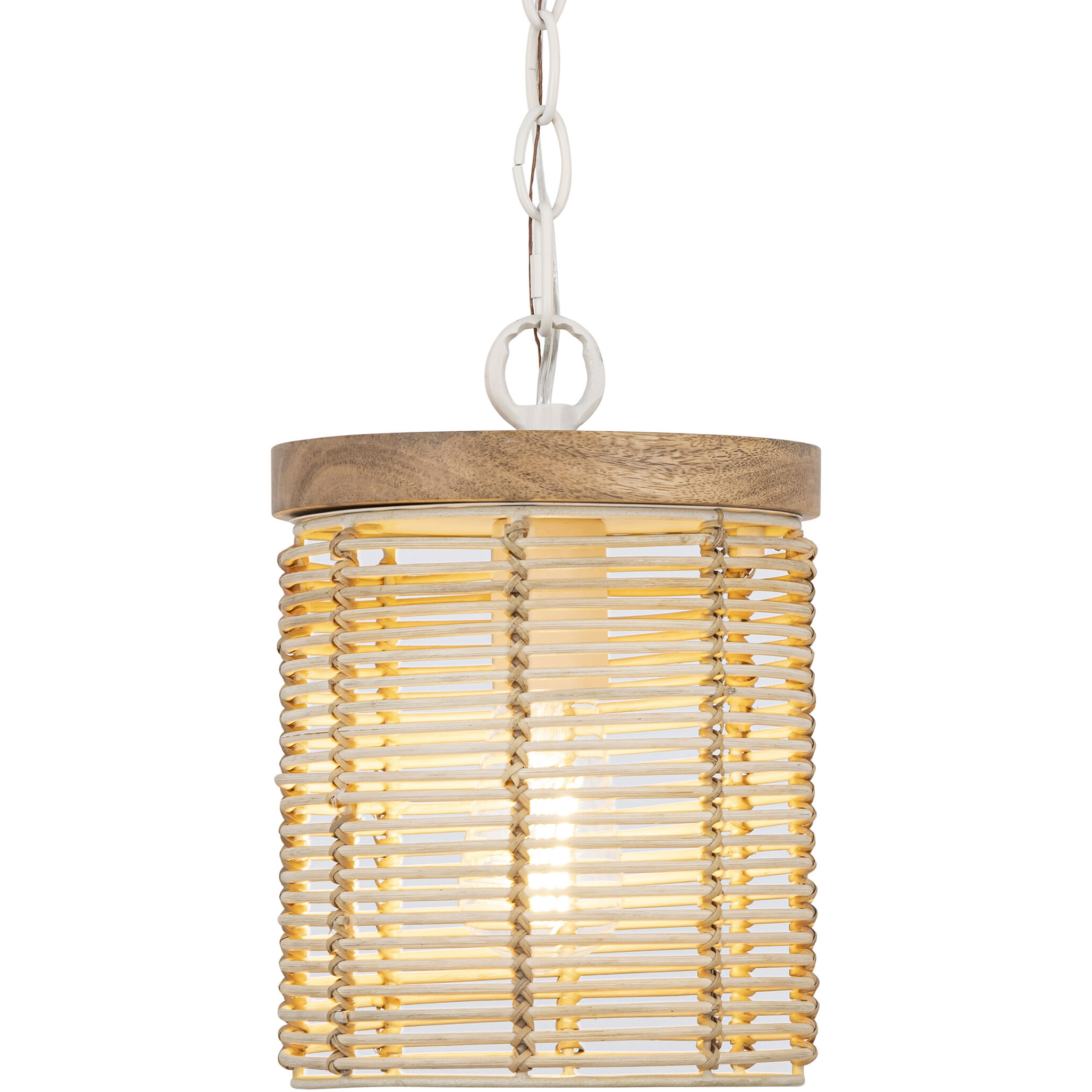 Vannerie 1 Light 7 inch Ecru Mini Pendant Ceiling Light