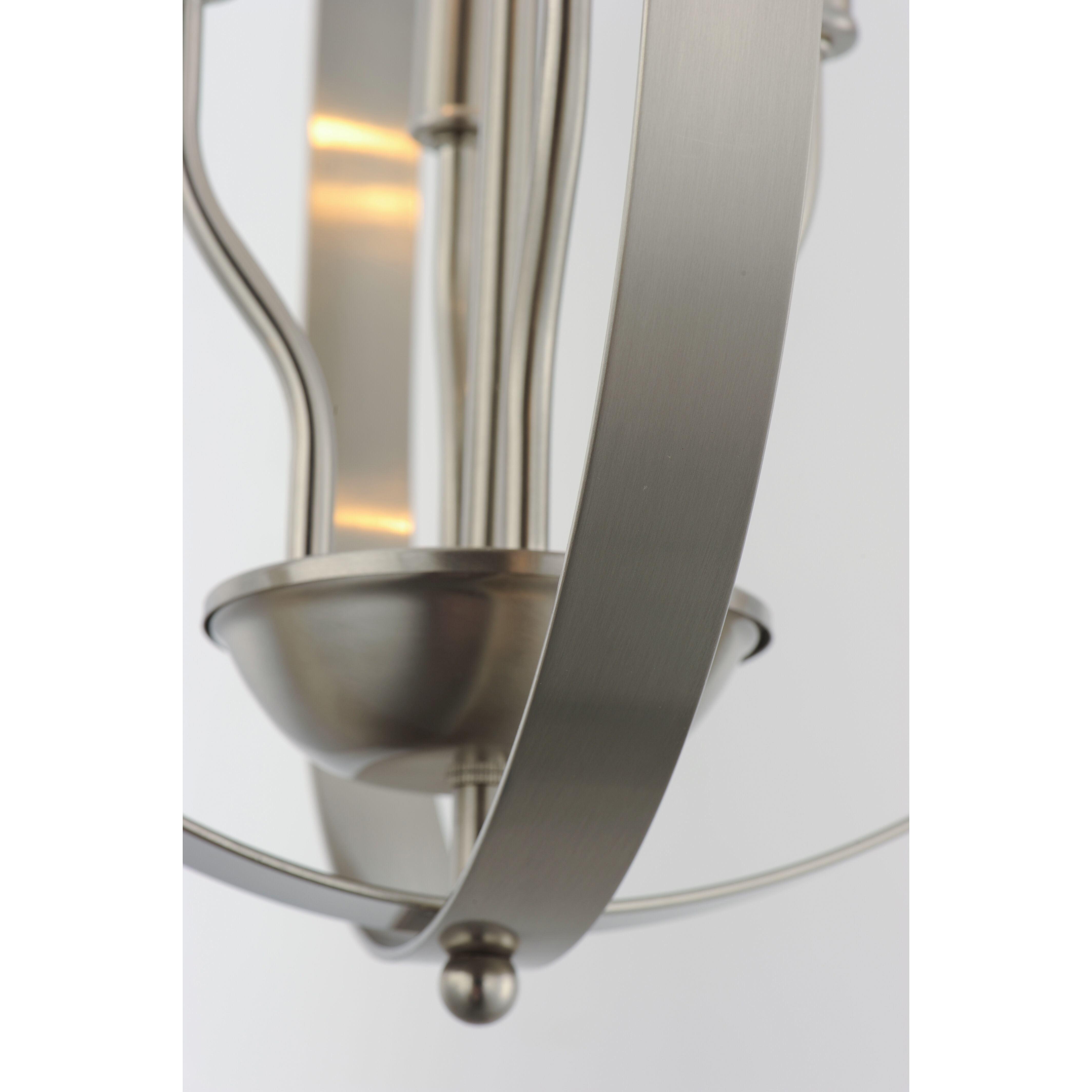 Provident 6 Light 15 inch Satin Nickel Chandelier Ceiling Light