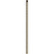 San Gabriel Silver Mist Fan Down Rod