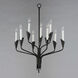 Calyx 9 Light 24.5 inch Black Chandelier Ceiling Light