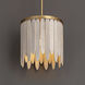 Marimba 1 Light 12 inch Weathered White Single Pendant Ceiling Light