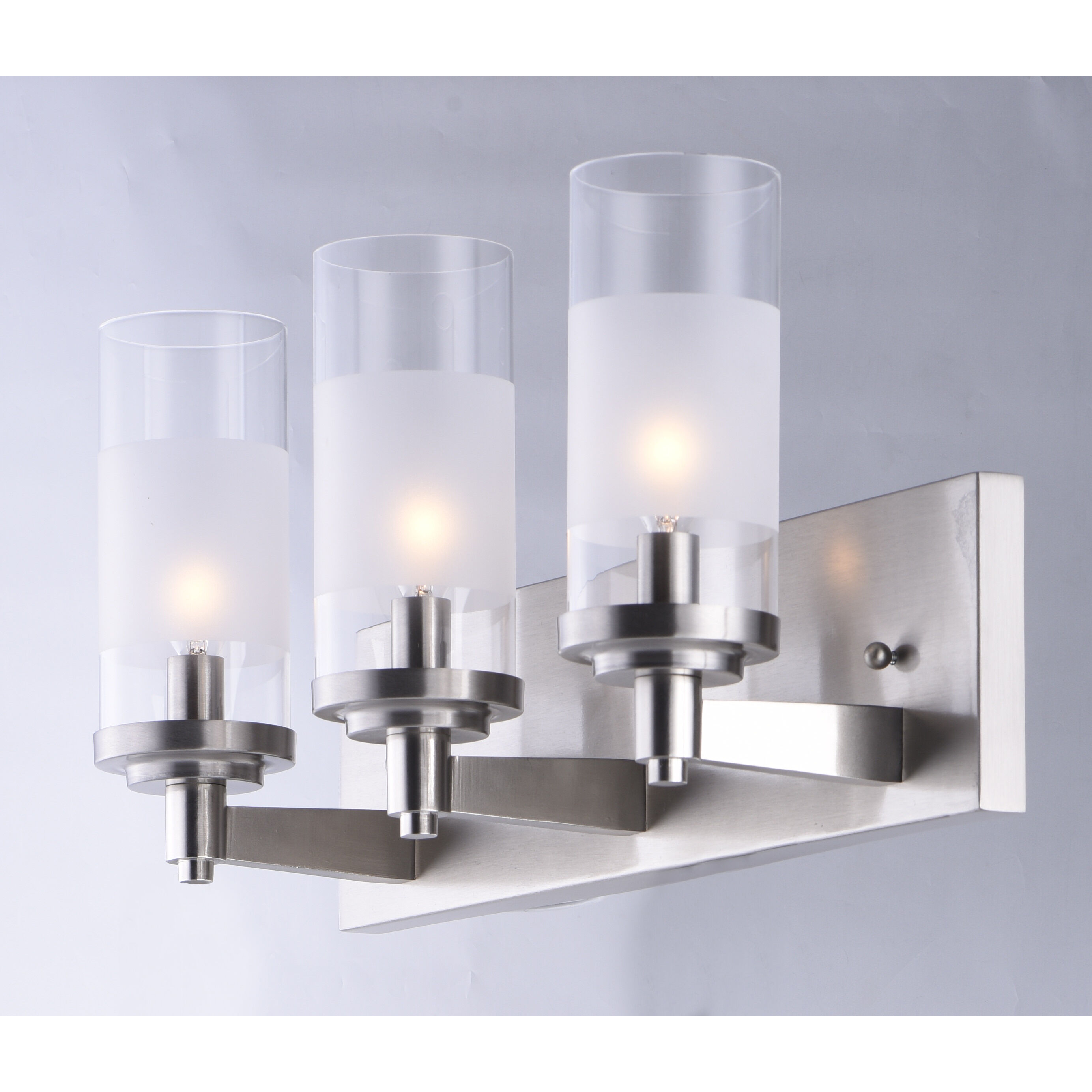 Crescendo 3 Light 18 inch Satin Nickel Wall Sconce Wall Light