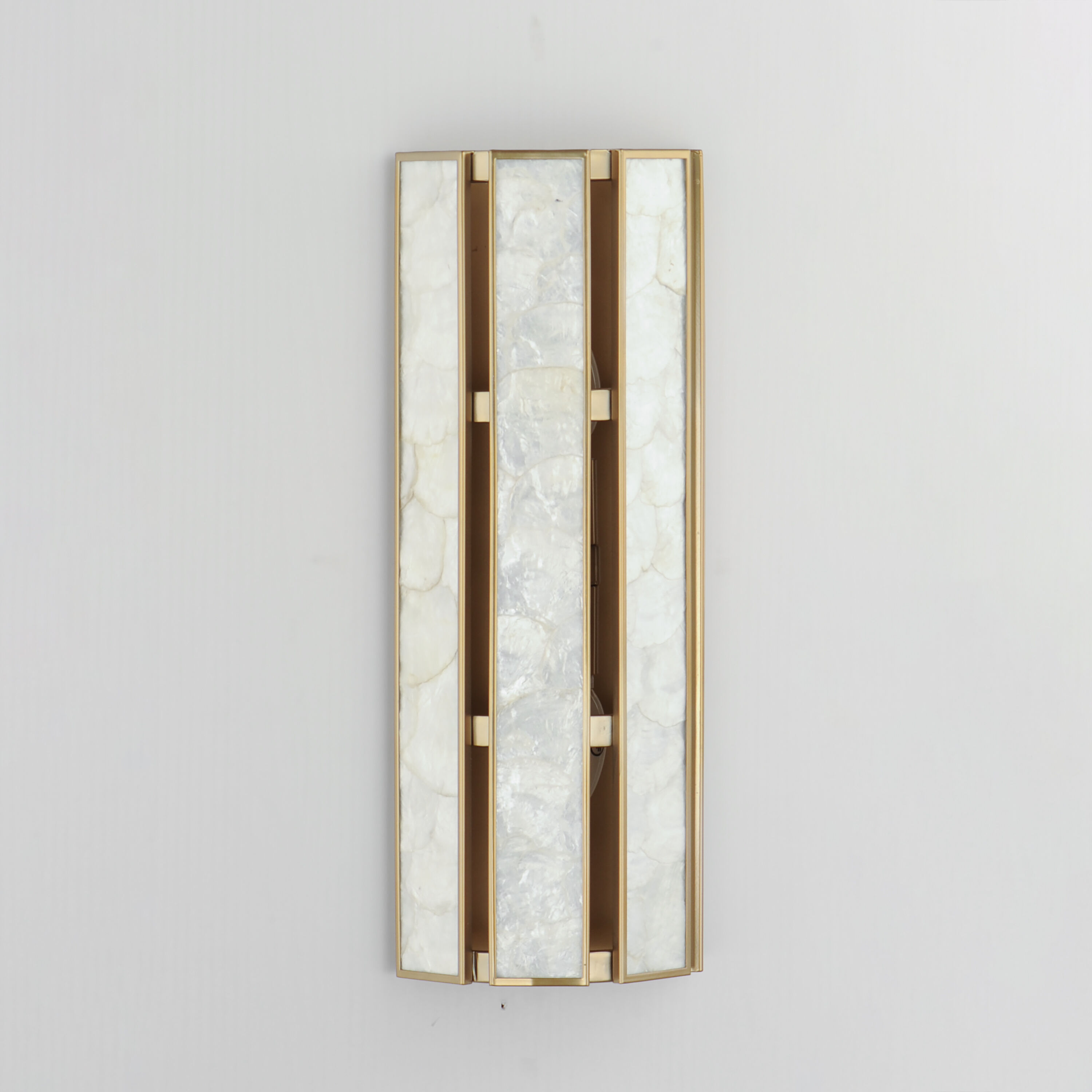 Maxim Lighting 12801CZNAB Miramar 2 Light 8 inch Capiz with