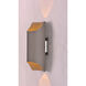 Lightray LED 13.75 inch Architectural Bronze Outdoor Wall Mount