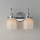 Milk 2 Light 13.5 inch Polished Chrome Bath Vanity Wall Light