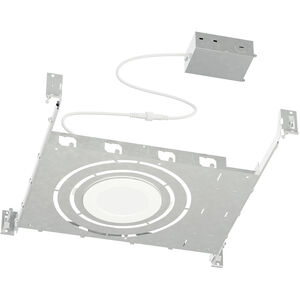 Slim 14.5 inch Brushed Aluminum Flush Mount Ceiling Light