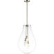 Gourd 3 Light 15.75 inch Satin Nickel Multi-Light Pendant Ceiling Light