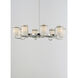 Avant 8 Light 25 inch Polished Chrome Single-Tier Chandelier Ceiling Light