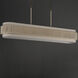Seacliff 7 Light 60 inch Natural Aged Brass Linear Pendant Ceiling Light