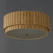 Satori 2 Light 16 inch Natural Aged Brass Flush Mount Ceiling Light
