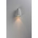 Mini LED 6 inch White Outdoor Wall Mount
