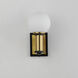 San Simeon LED 6 inch Black and Natural Aged Brass Wall Sconce Wall Light
