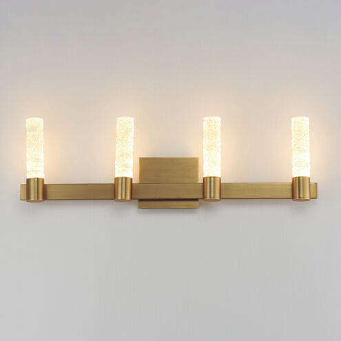 Duchess LED 29.25 inch Natural Aged Brass Bath Vanity Wall Light