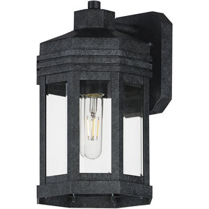 Wright 1 Light 12.25 inch Black Patina Outdoor Wall Mount