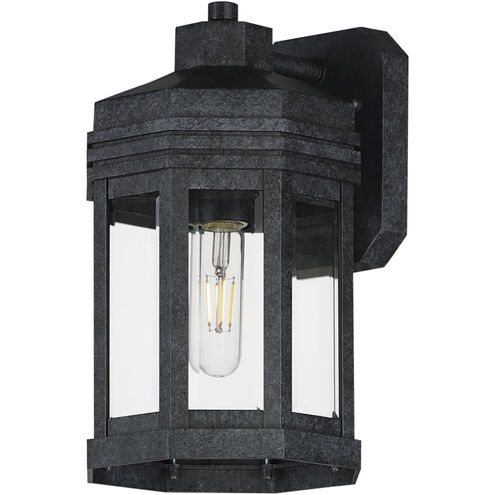 Wright 1 Light 12.25 inch Black Patina Outdoor Wall Mount
