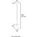 Sleek 1 Light 4 inch Satin Nickel Mini Pendant Ceiling Light
