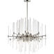 Divine 8 Light 28.5 inch Polished Nickel Multi-Light Pendant Ceiling Light