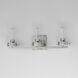 Pinn 3 Light 20.75 inch Satin Nickel Bath Vanity Wall Light