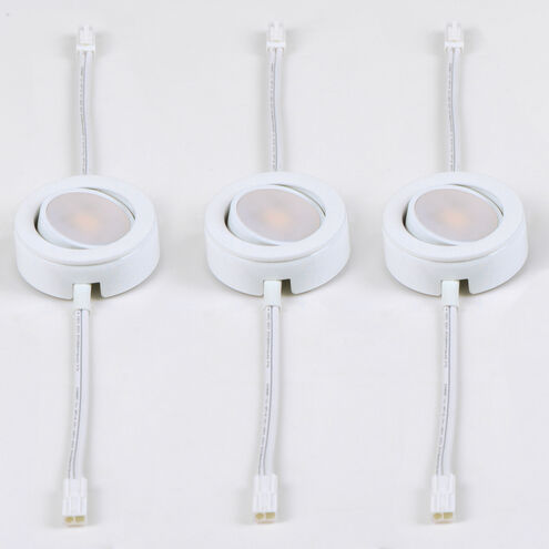 CounterMax MX-LD-AC 120 LED 3 inch White Under Cabinet Disc