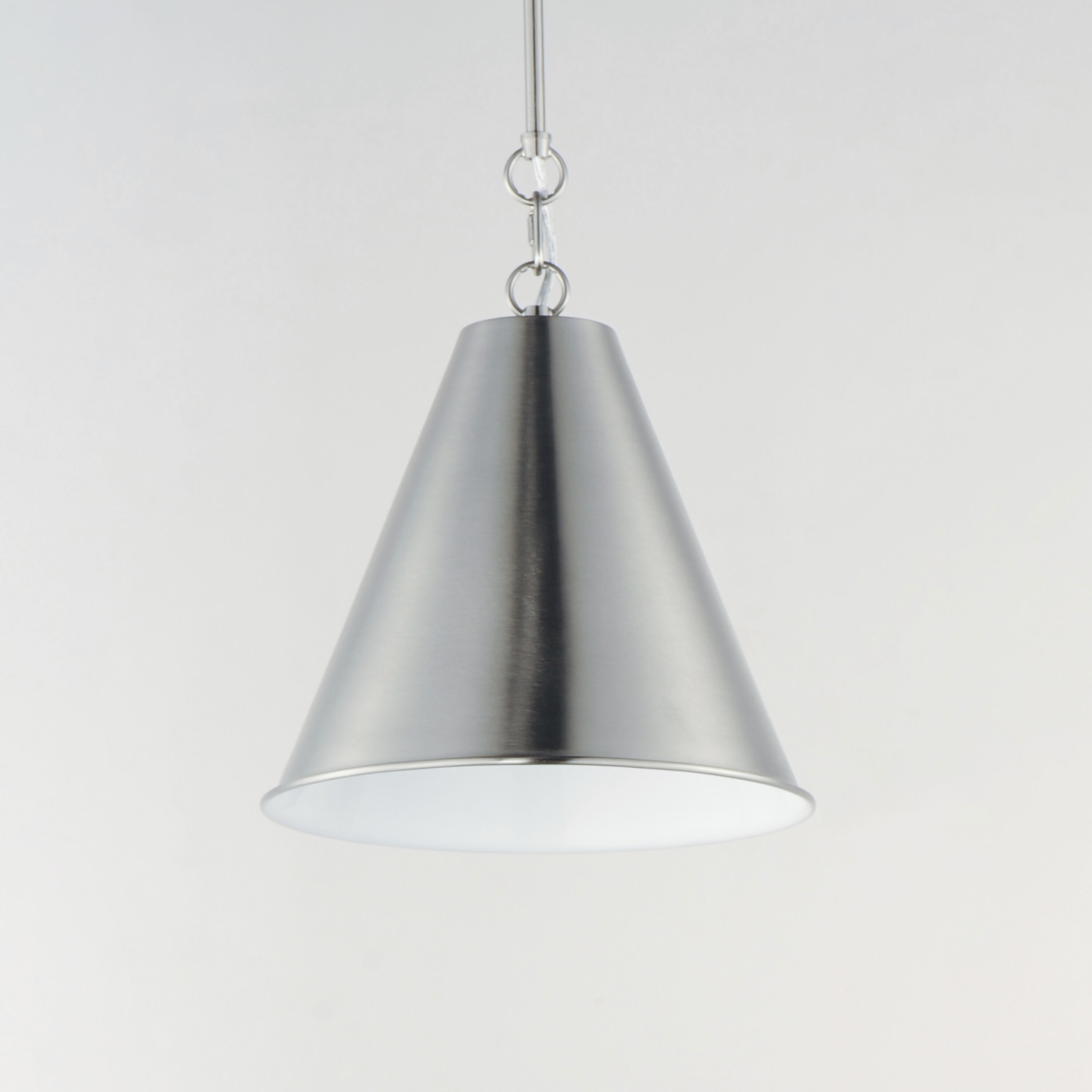 Veritas 1 Light 12 inch Satin Nickel Single Pendant Ceiling Light