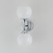 Neve 2 Light 6 inch Polished Chrome Wall Sconce Wall Light