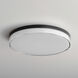Edge LED 11 inch Black Flush Mount Ceiling Light