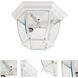 Crown Hill 3 Light 11 inch White Outdoor Flush Mount