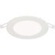 Slim LED 4.75 inch White Flush Mount Ceiling Light