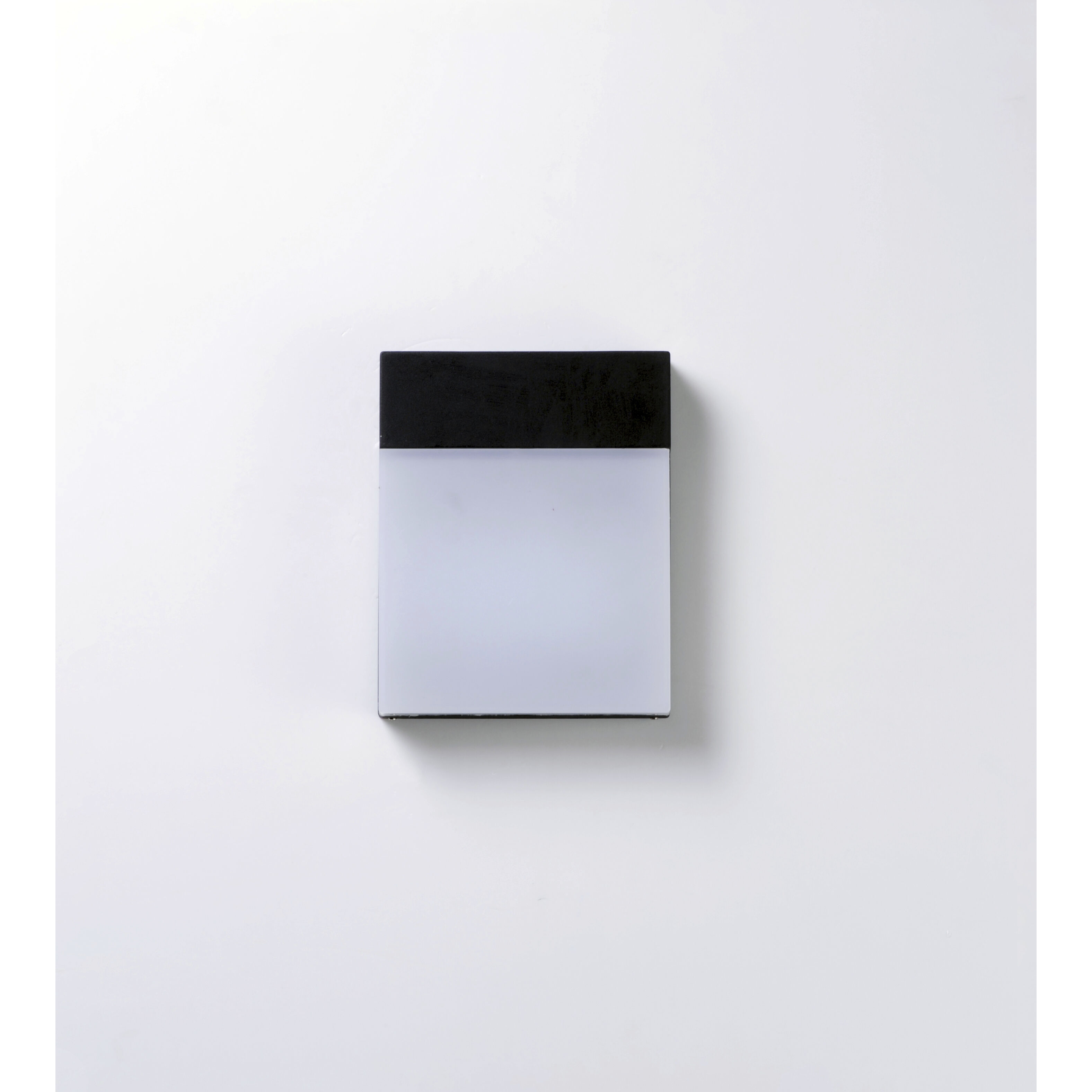 Eyebrow LED 8 inch Black Outdoor Wall Mount