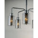 Filigree 5 Light 22 inch Polished Chrome Down Light Chandelier Ceiling Light