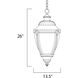 Morrow Bay DC 3 Light 13.5 inch Earth Tone Outdoor Hanging Lantern