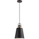 Sedona 1 Light 9.75 inch Oil Rubbed Bronze and Antique Brass Single Pendant Ceiling Light