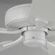 Super-Max 52 inch Matte White Indoor Ceiling Fan