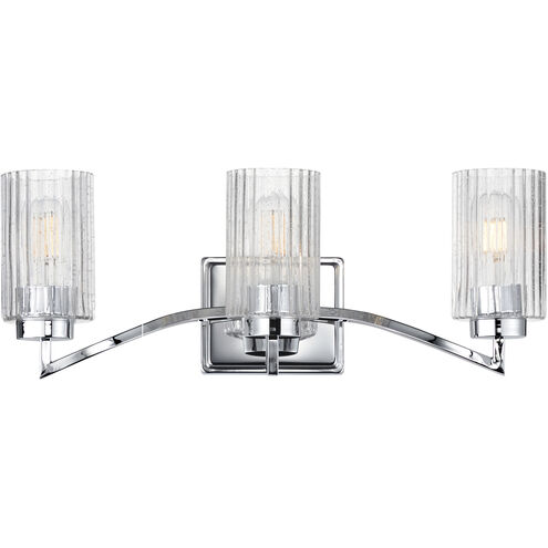 Rigata 3 Light 22.75 inch Polished Nickel Bath Vanity Wall Light