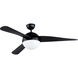 Cupola 52 inch Black Indoor Ceiling Fan